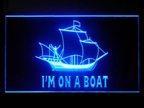 Im On A Boat For Display LED Neon Sign